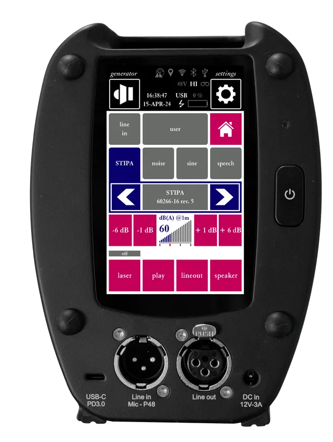 BTB115 Talkbox Pro - STIPA Signal Acoustic Instrument